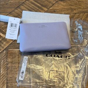 Coach Light Purple Wristlet